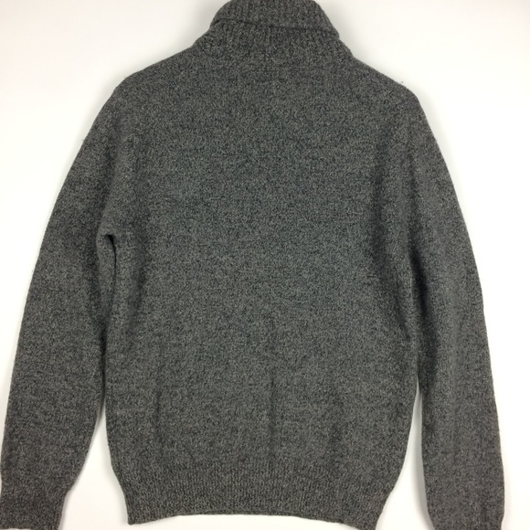 Hudson North Sweater Mens Small Wool Blend Shawl Collar Long Sleeve Grey Outdoor - Picture 11 of 16